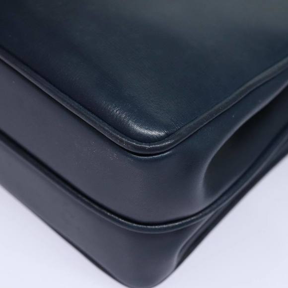 GUCCI Hand Bag Leather Navy Auth 84810 - Picture 16 of 16